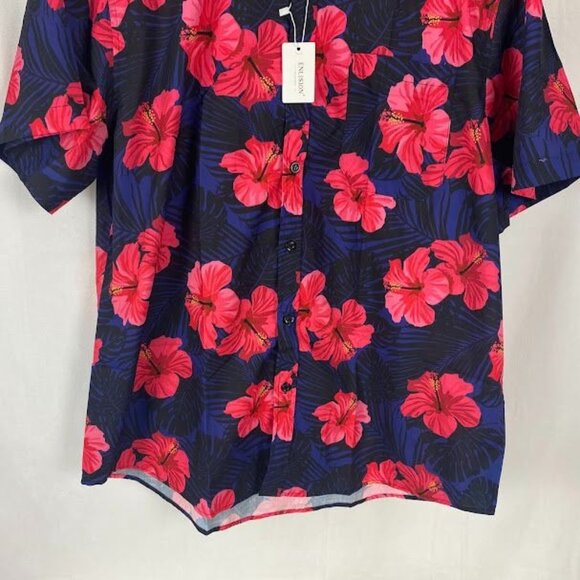 Enlision Hawaiian Button Down Shirt Men's XL NWT. - Picture 5 of 12